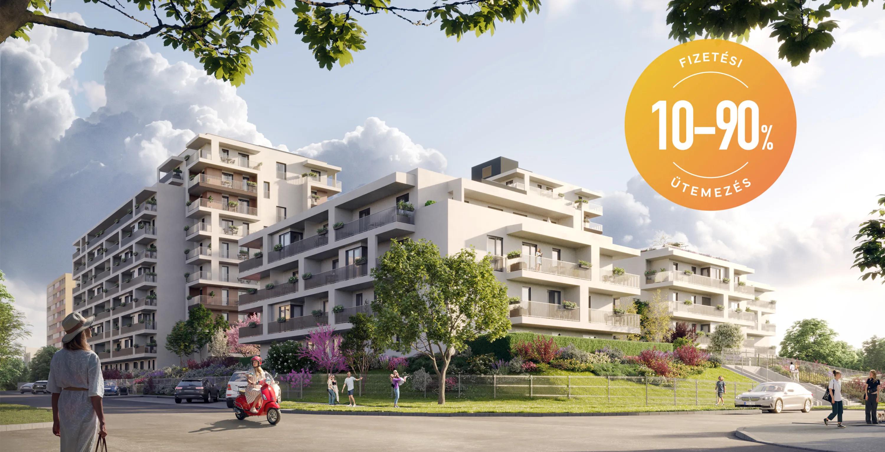 Római Park lakópark látványterv