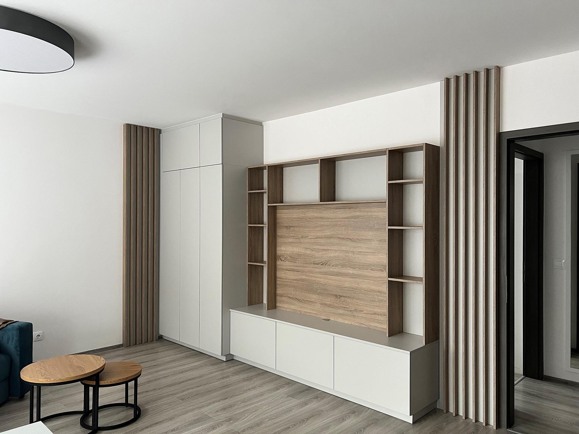 Built-in furniture in the livingroom