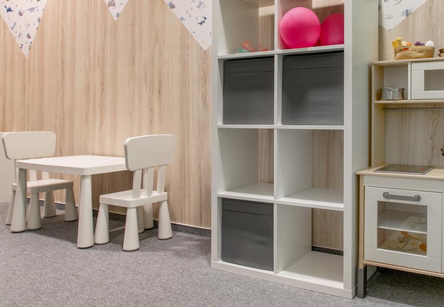 Furnished playing room for kids