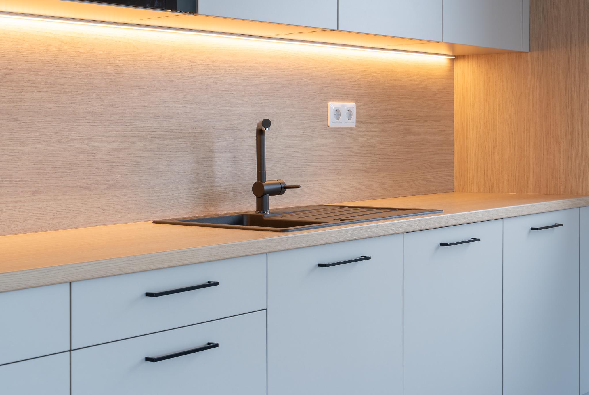 Built-in furniture in the kitchen