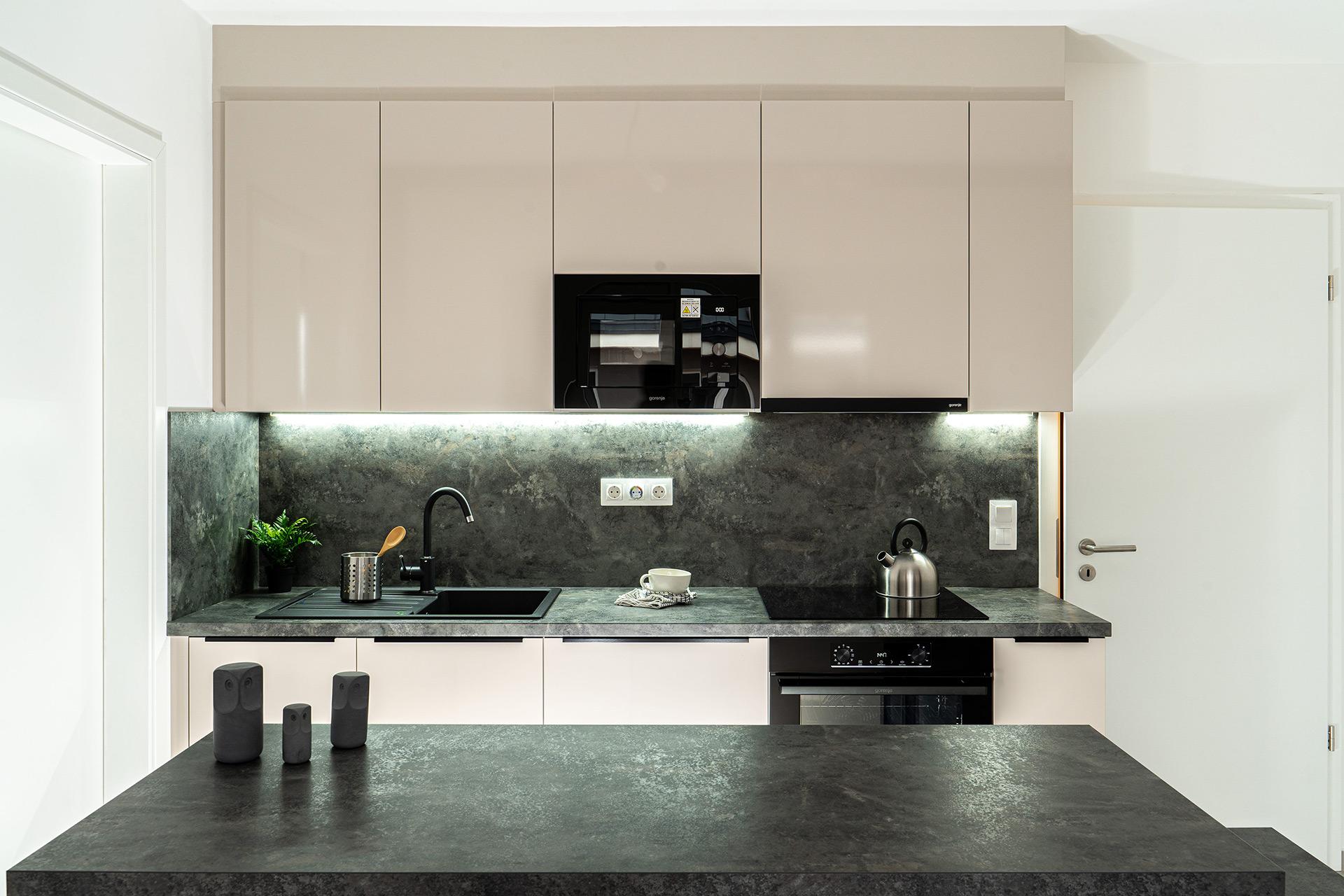 Built-in furniture in the kitchen