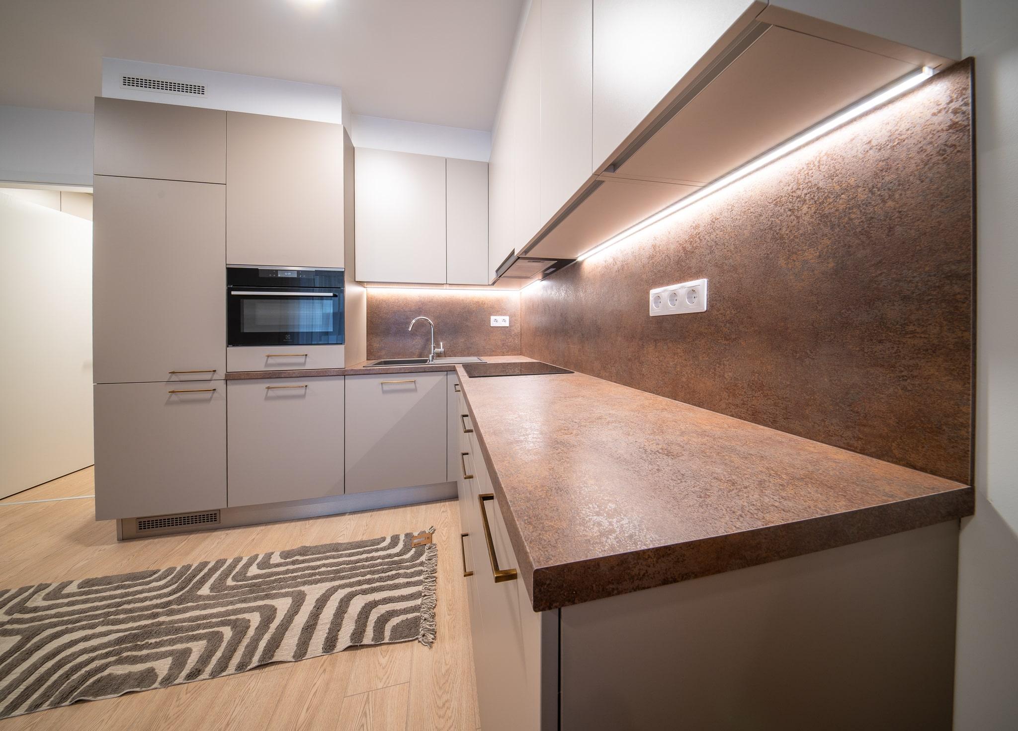 Built-in furniture in the kitchen