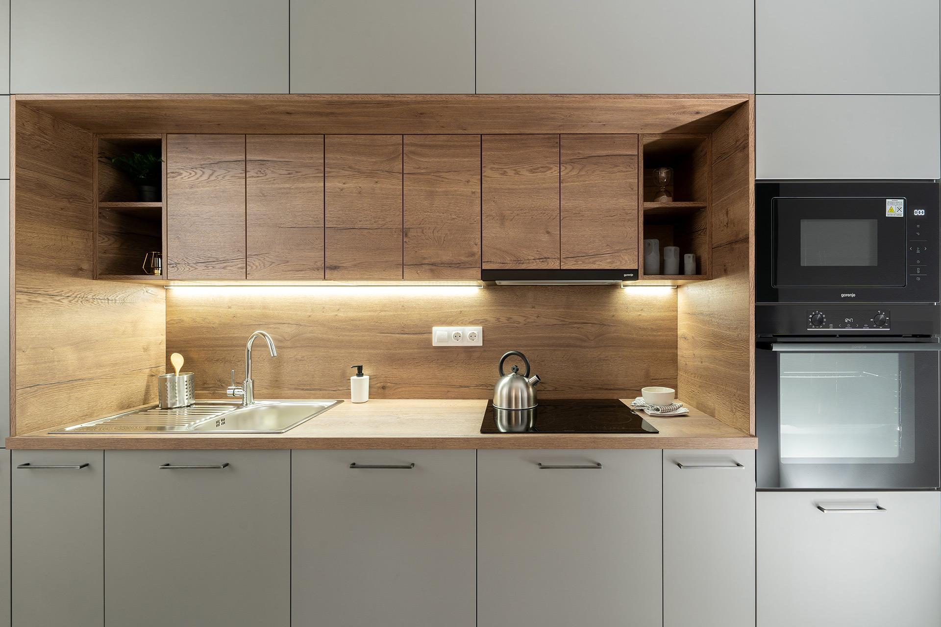 Built-in furniture in the kitchen