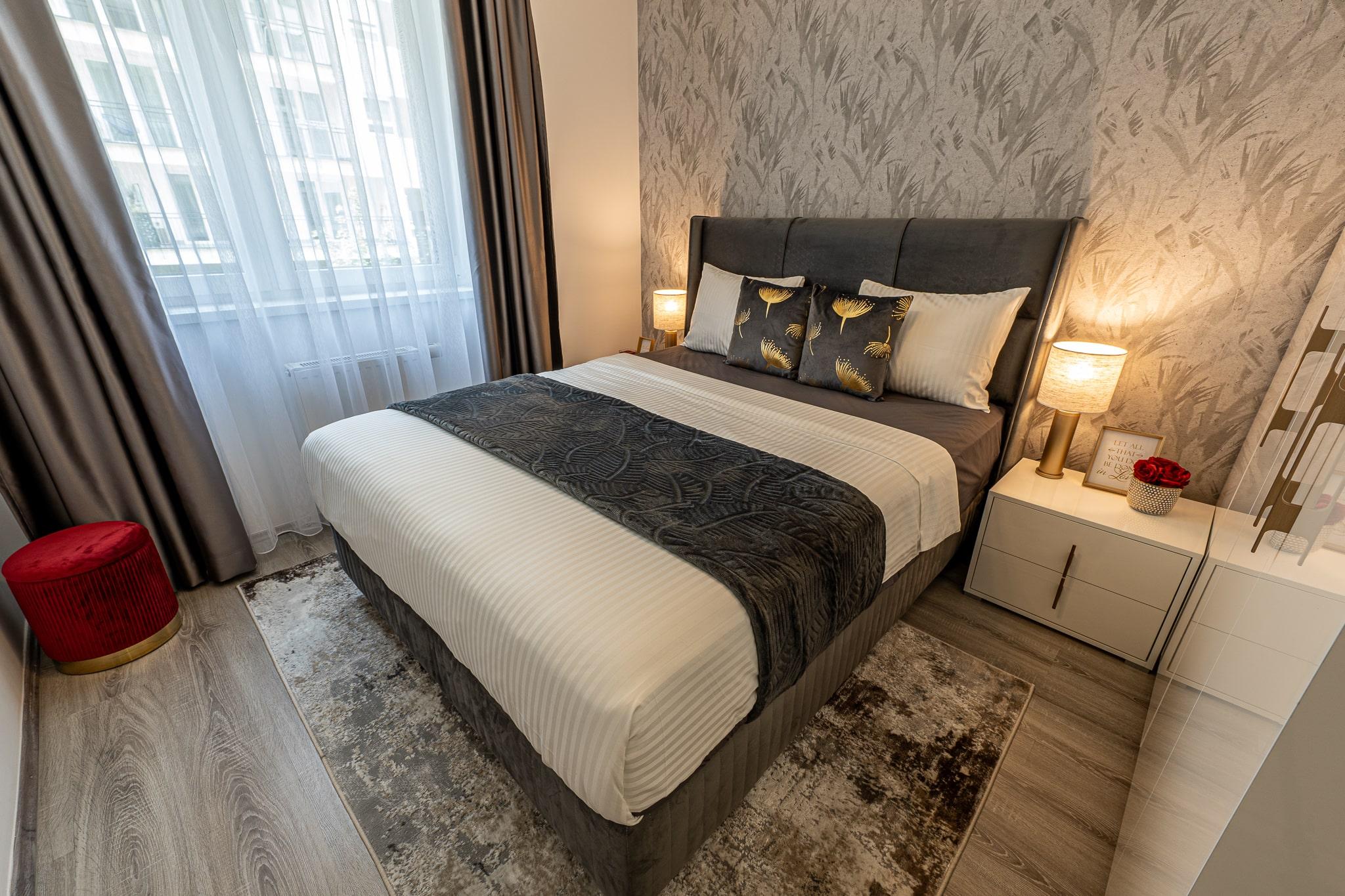 Furnished bedroom