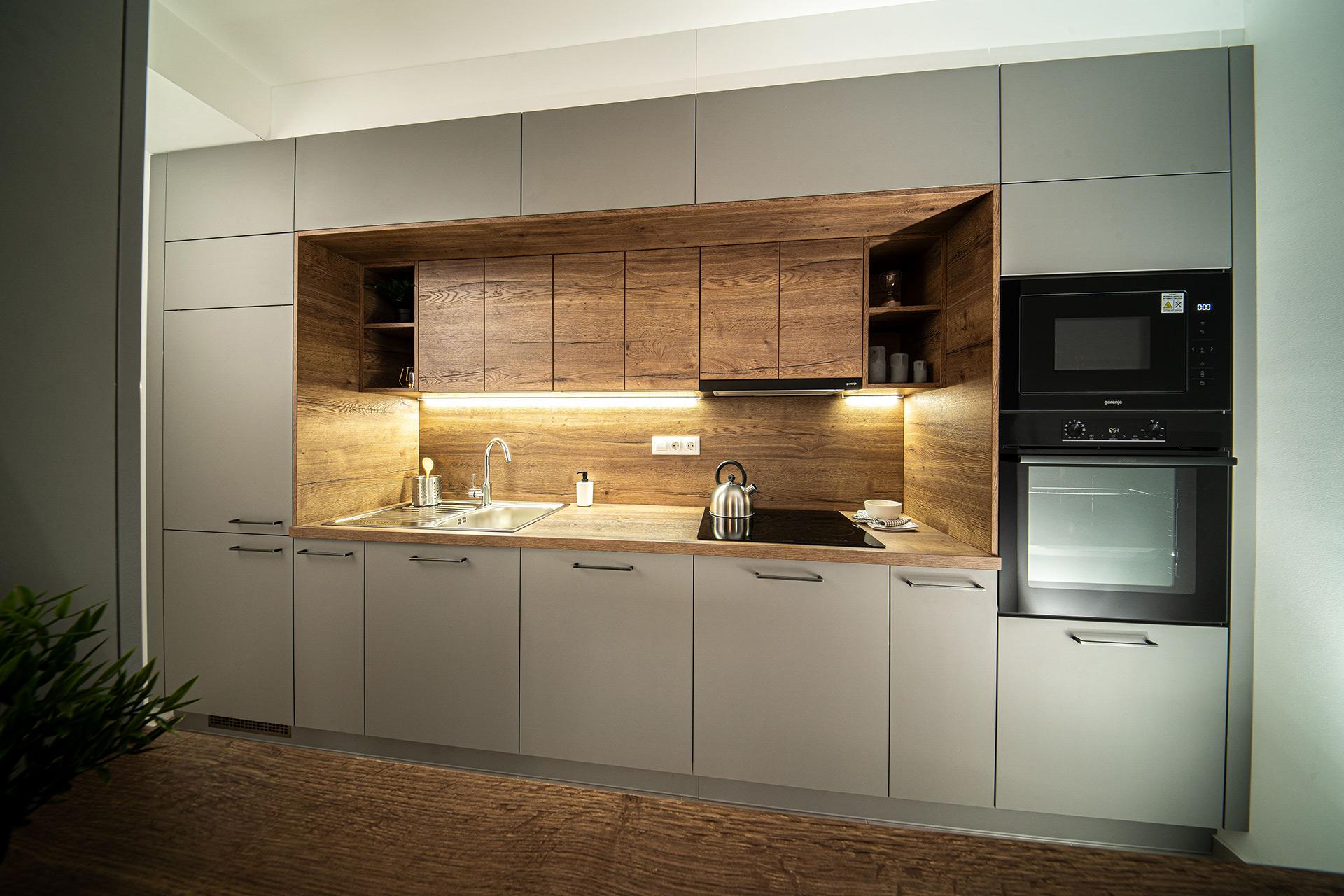 Built-in furniture in the kitchen