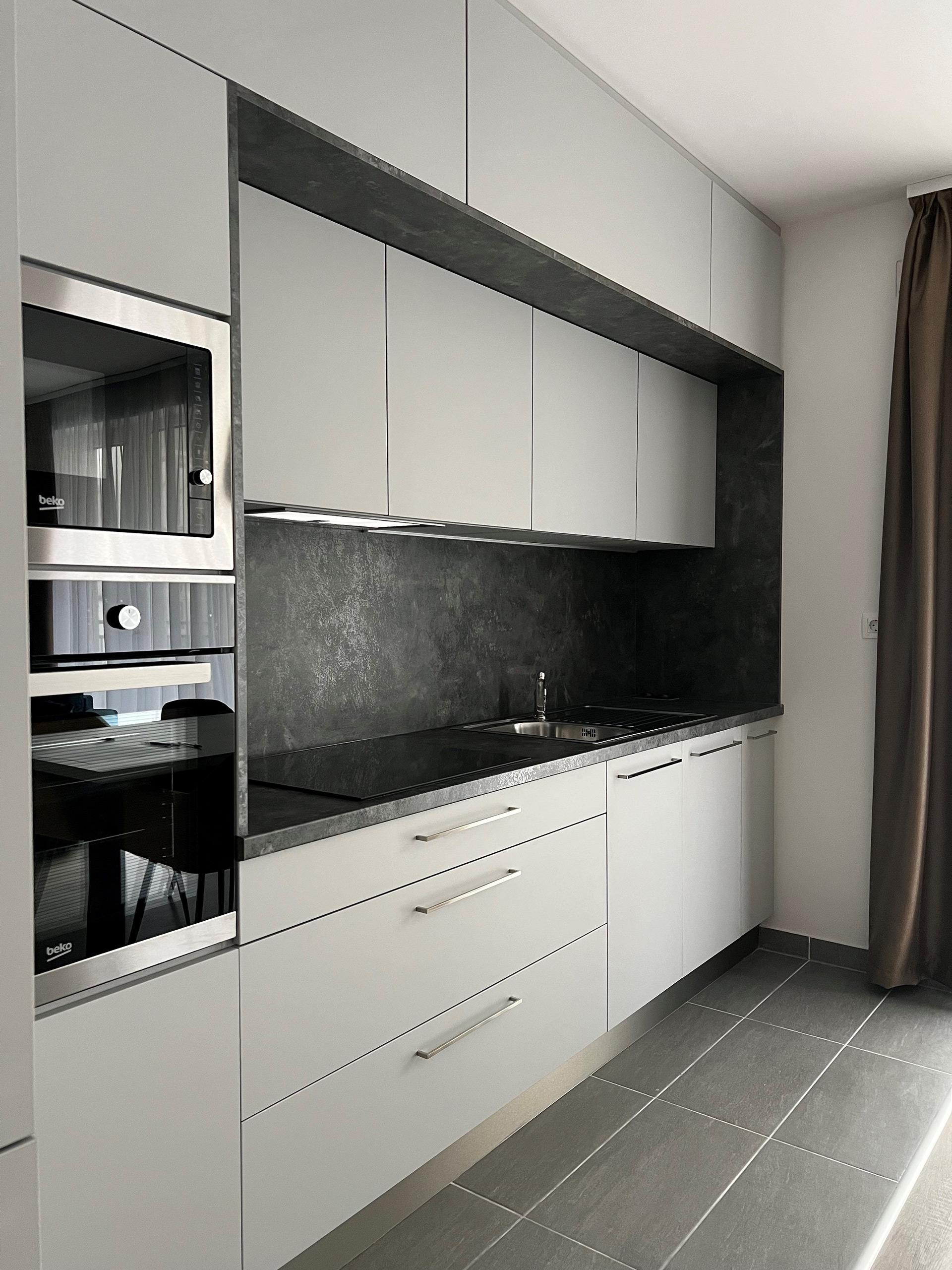 Built-in furniture in the kitchen
