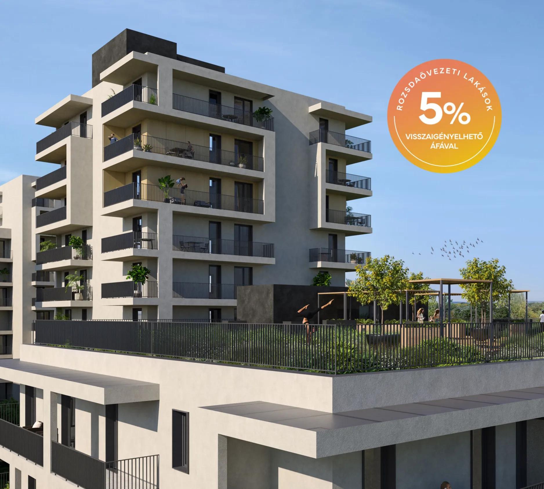 Római Park lakópark látványterv