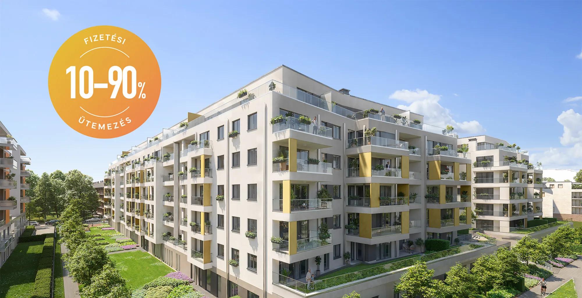 Le Jardin lakópark látványterve