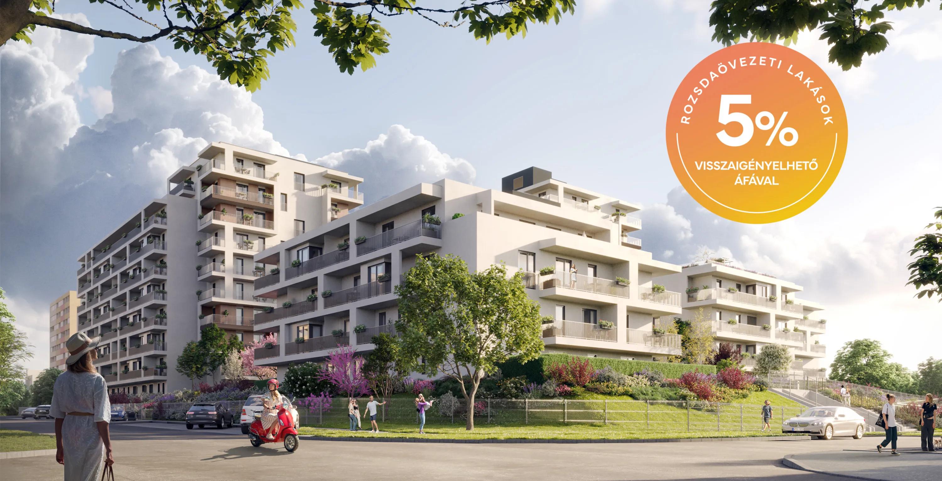 Római Park lakópark látványterv