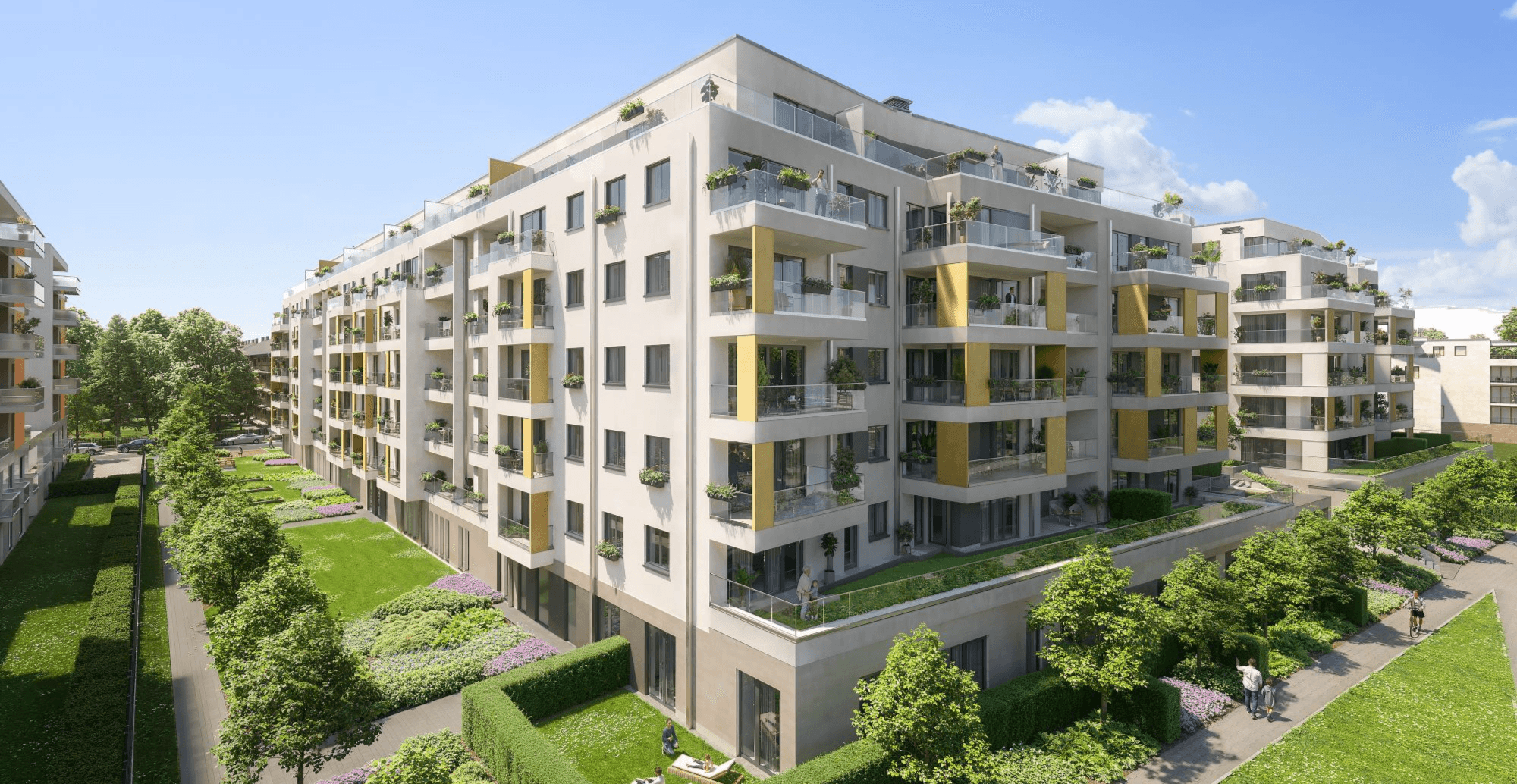 Le Jardin 2 lakópark látványterve