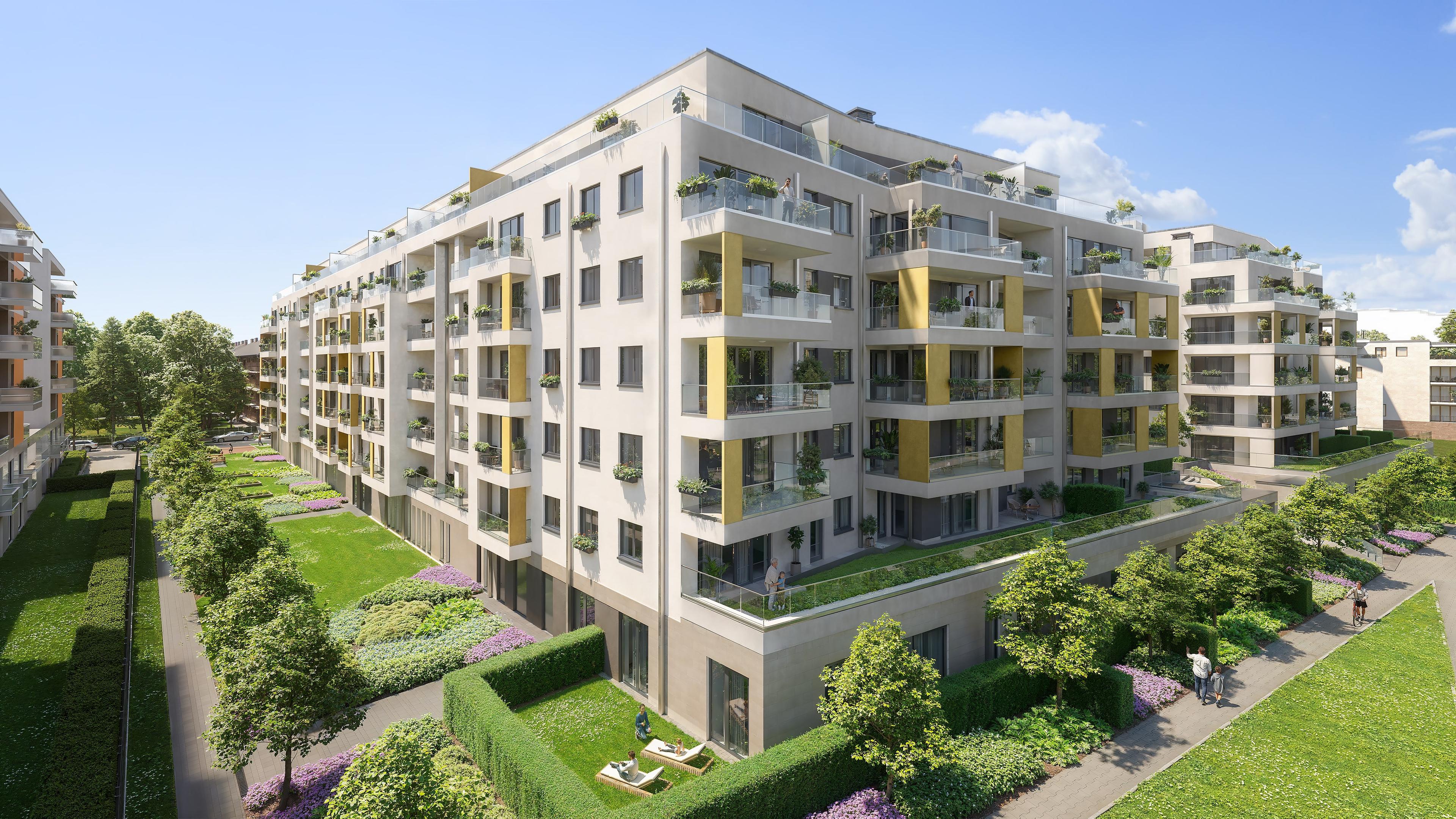 Le Jardin 2 lakópark látványterve