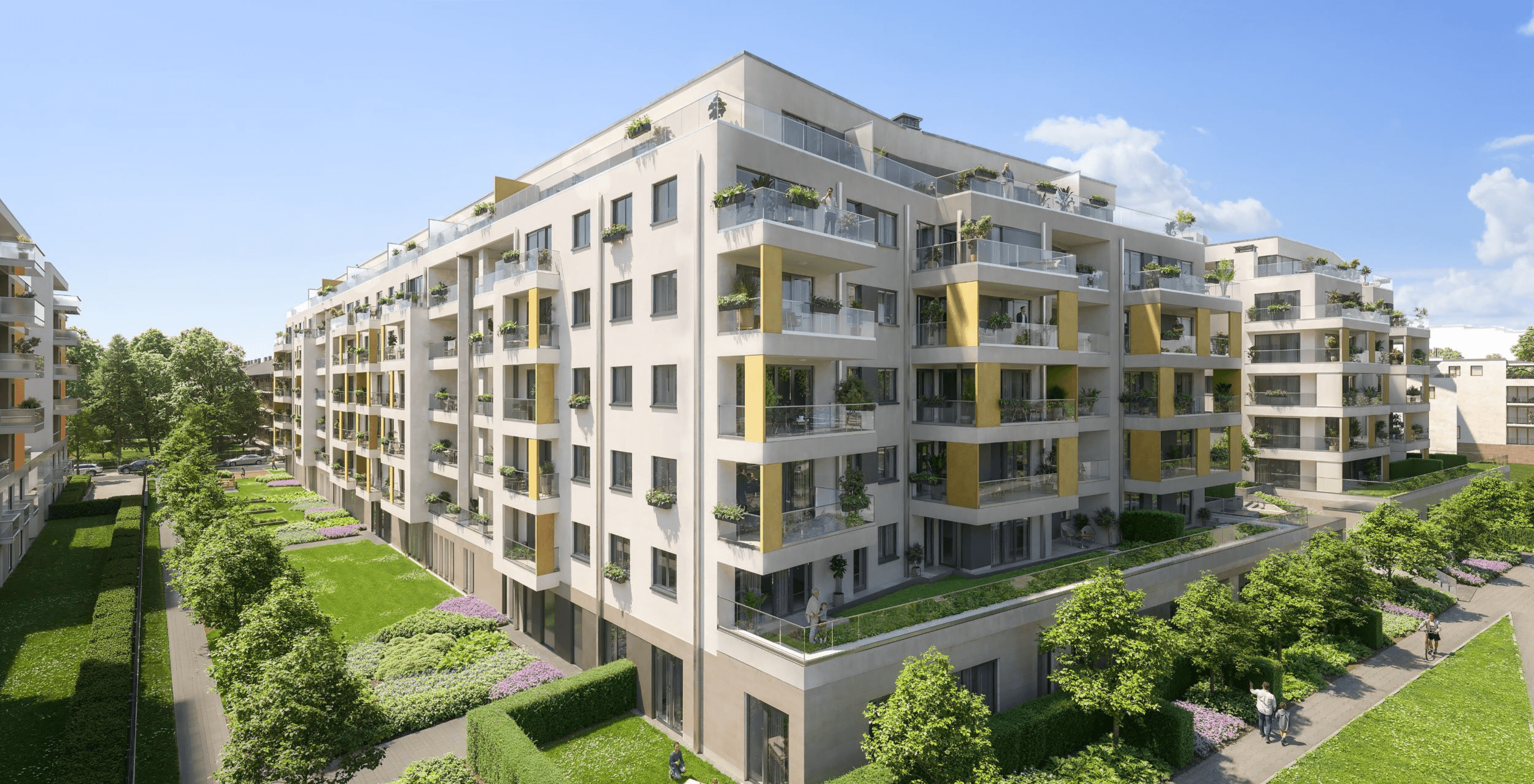 Visual design of Le Jardin residential park