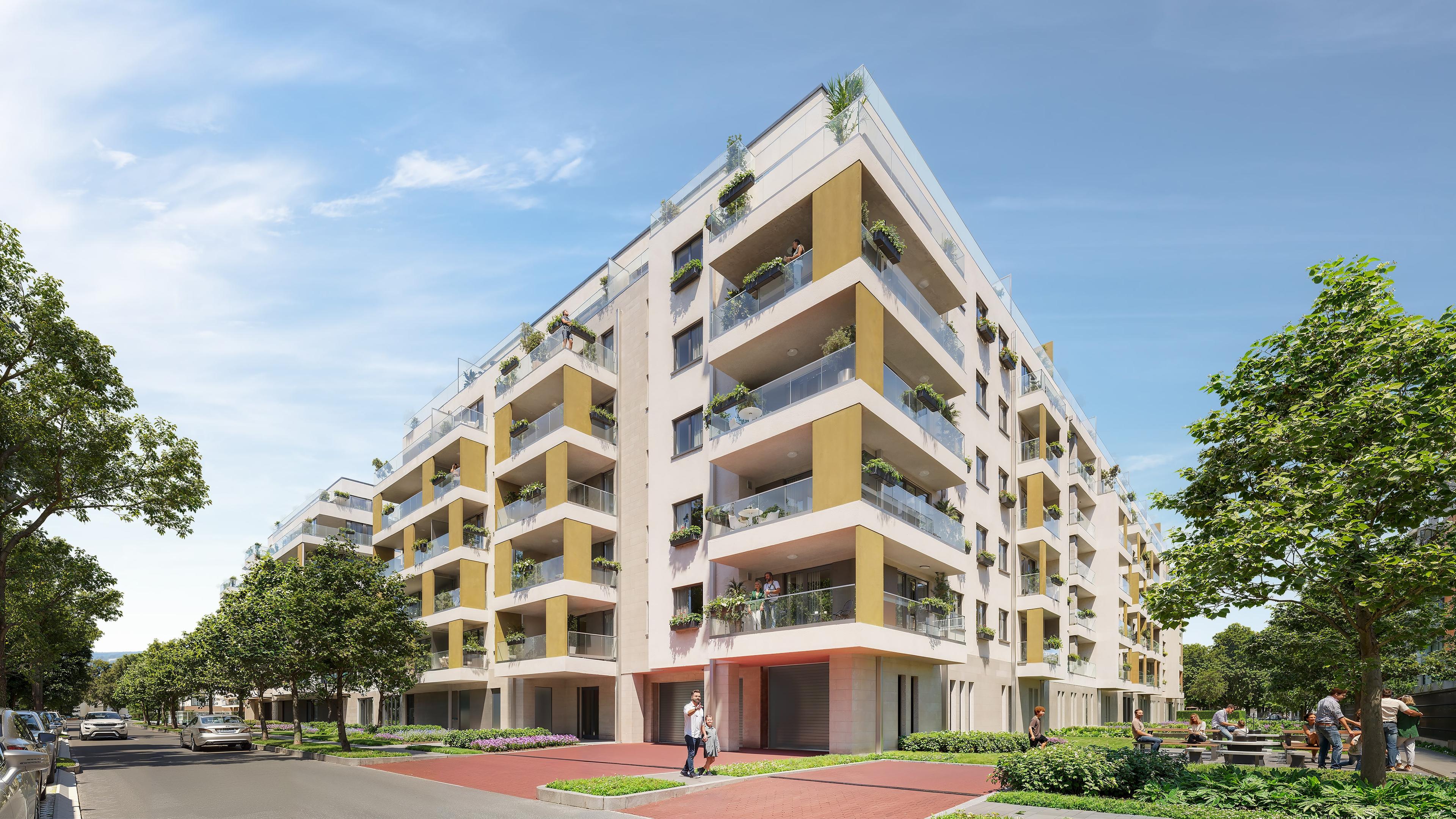 Le Jardin 2 lakópark látványterve