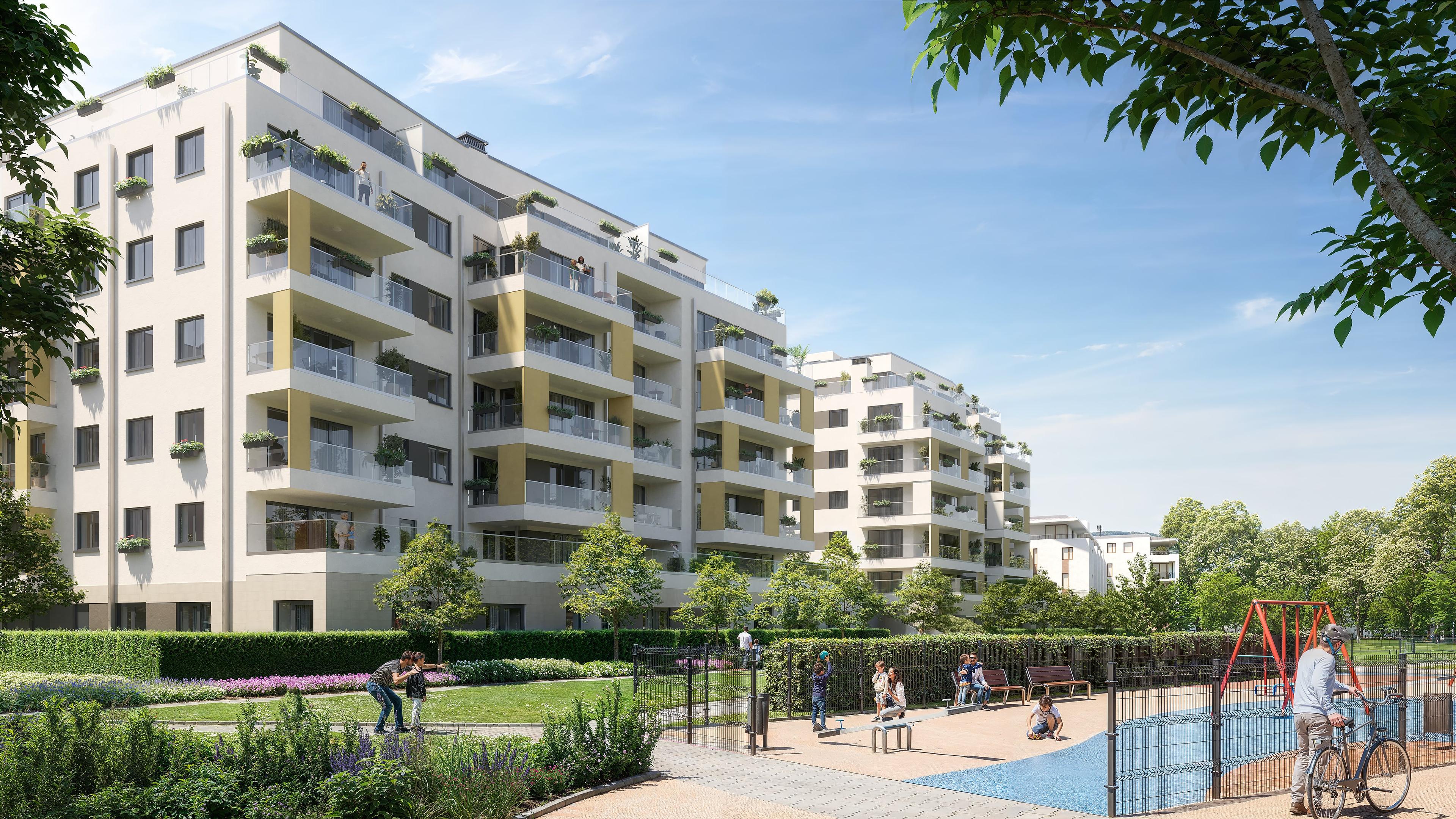 Le Jardin 2 lakópark látványterve