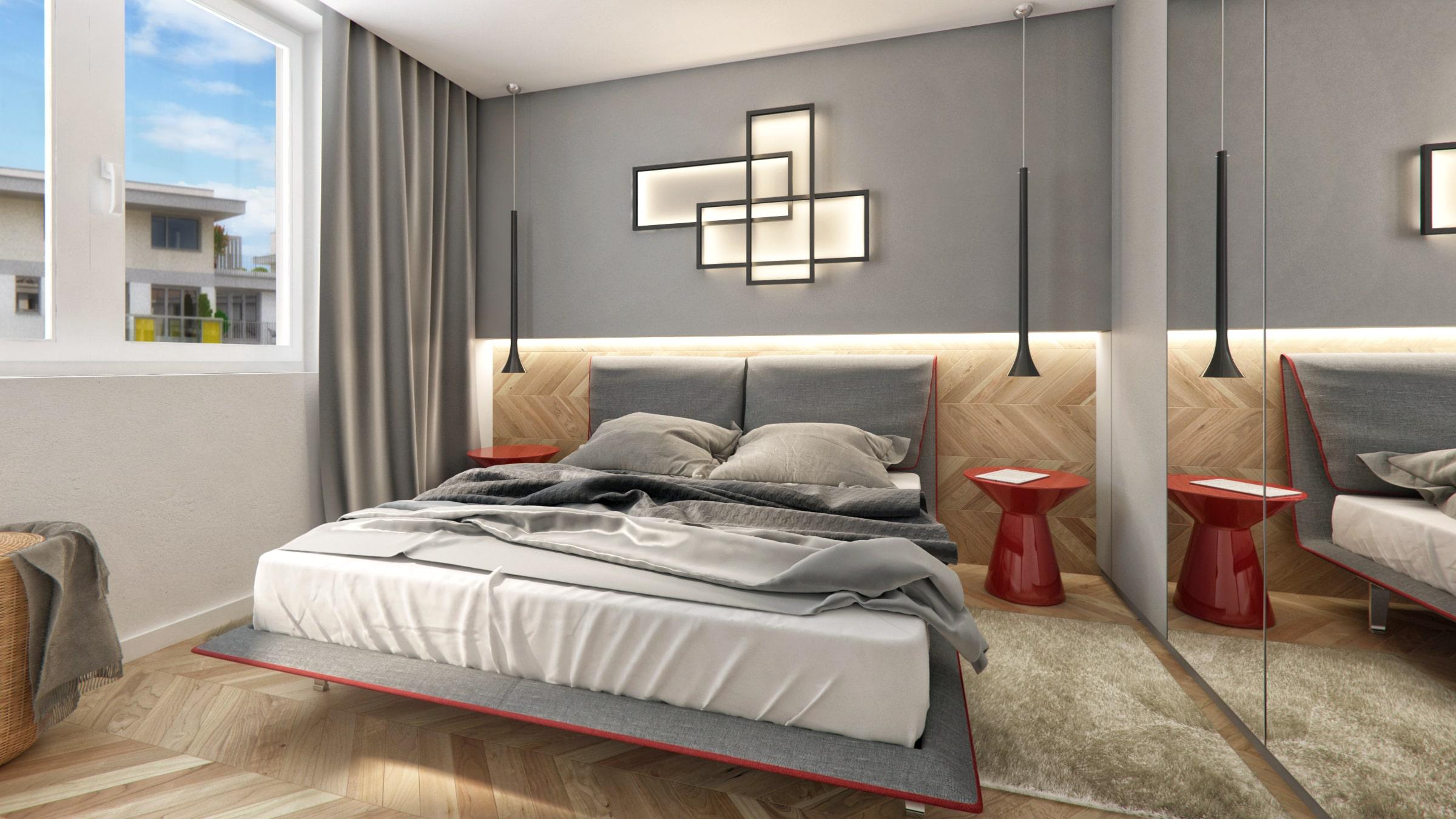 Park West lakópark lakás látványterve