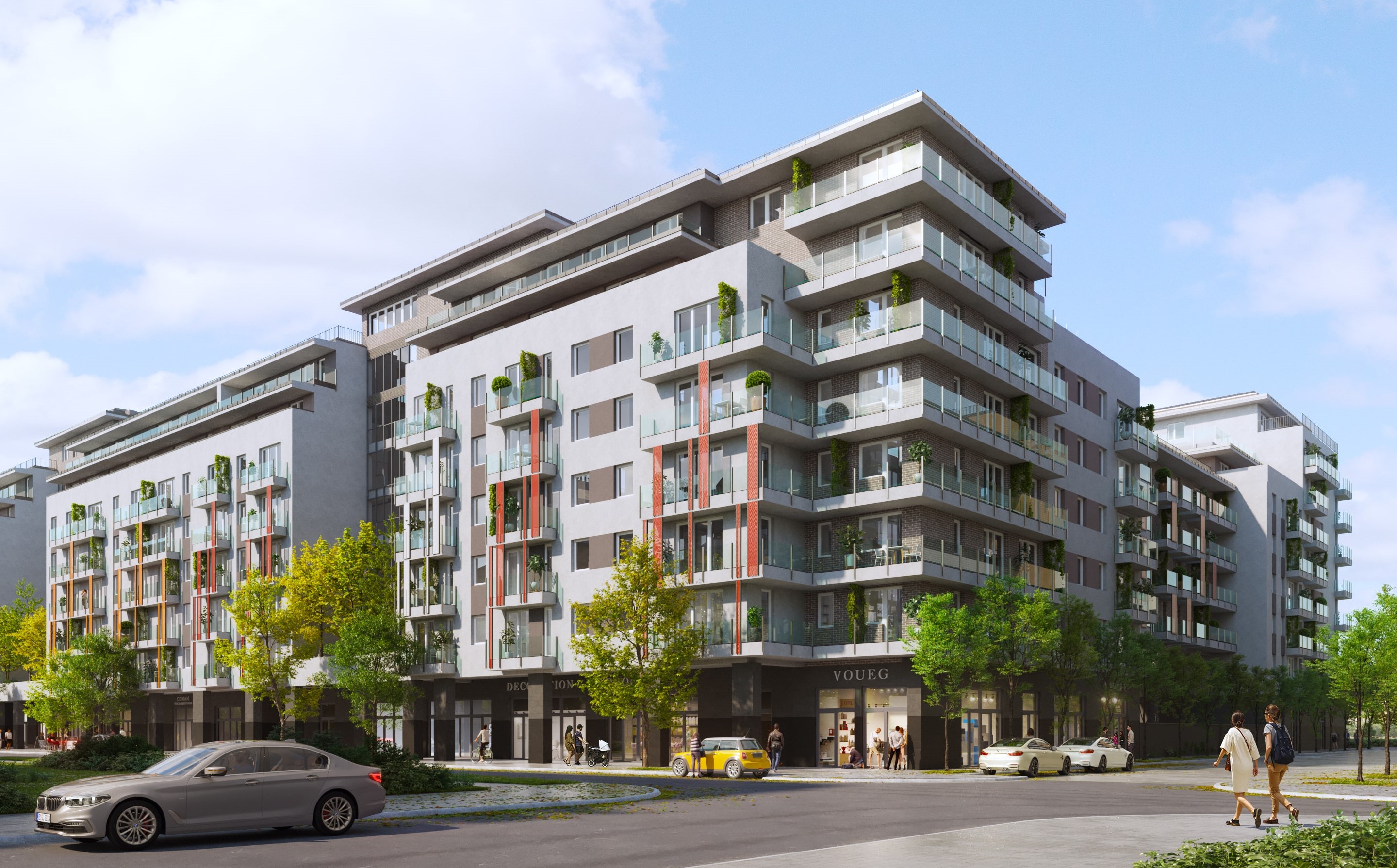 Visual design of Park West 3 residental park from the street